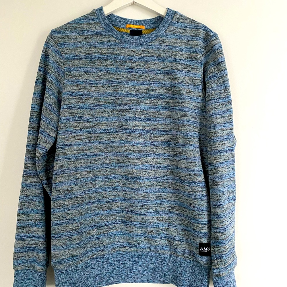 Scotch & Soda Crewneck Sweater (blue-yellow, S)